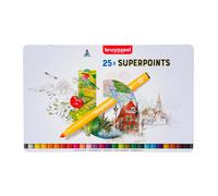 Bruynzeel Felt Tips Super Points Colour Pens 25-Piece Set (US IMPORT)