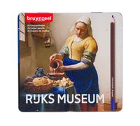 Bruynzeel & Rijksmuseum Professional Colored Pencil Set of 24 in Tin for Drawing & Coloring | Johannes Vermeer