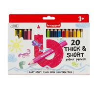 Bruynzeel Short and Thick Colour Pencils 20-Piece Set