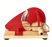 Brvclon Manual Bread Slicer for Homemade Sourdough Bread, Adjustable Thickness, Even Slicing, Crank with Scale Line and Suction Cup, Sharp Blade, Suitable for the