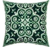 Brvsk Baghdad. Embroidery Kit w/Printed Tapestry Canvas (40 × 40 cm) - Embroidery Cushion Kit for Creative Home Décor - Needlework Kit for Adult Beginners