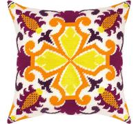 Brvsk Celtic Motifs. Autumn. Needlepoint Kit w/Printed Tapestry Canvas (40 × 40 cm) - Needlepoint Cushion Kit for Creative Home Décor - Needlework Kit for Adult Beginners