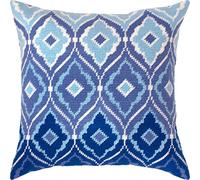 Brvsk Persia. Needlepoint Kit w/Printed Tapestry Canvas (40 × 40 cm) - Needlepoint Cushion Kit for Creative Home Décor - Needlework Kit for Adult Beginners