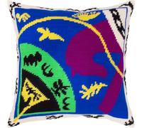 Brvsk The Horse, Rider, and Clown. Needlepoint Kit w/Printed Tapestry Canvas (40 × 40 cm) - Needlepoint Cushion Kit for Creative Home Décor - Needlework Kit for Adult Beginners