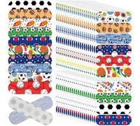 Brxmpn 50pcs/set Football Pattern Band Aid Fans Face Stickers Tape Wound Plasters Waterproof Adhesive Bandages for Ball Game