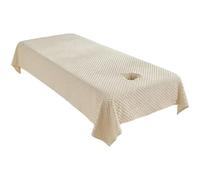Brxmpn Massage Bed Cover Sheet with Face Hole Soft Bean Beauty Bed Sheet for Massage Spa Use