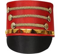 Brxmpn Military Royal Soldier Hat for Kids Teens Drum Major Master Hat Marching Band Cap Club Hat Halloween Party Hat Carnival Supplies Drum Accessory