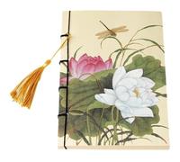 Brxmpn Retro Thread-bound Journal for Drawing, Chinese Paintings Style Blank Paper Pages Notebook for Journal Sketchbook