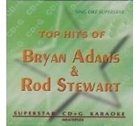 Bryan Adams & Rod Stewart Karaoke CD+G Superstar Top Hits