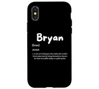 Bryan Definition Personalized Name Custom Costume For Bryan Case for iPhone X/XS