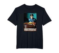 Bryan Ferry Merch | Art Rock & Pop Music Legend | BF1010 T-Shirt, Men's Big and Tall, Black, 4X Tall