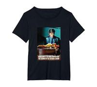 Bryan Ferry Merch | Art Rock & Pop Music Legend | BF1010 T-Shirt, Women's Plus, Black, 6X