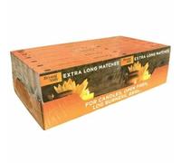 Bryant and May Extra Long Matches (Pack of 12 Boxes) Full Case Multipack Approx 540 Match Sticks Bulk Bundle for Wood Burners, Fireplaces & Professional Catering