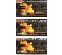 Bryant and May Extra Long Matches (Pack of 3) Multipack Approx 135 Match Sticks