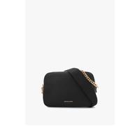 Bryant Black Pebbled Leather Double Zip Camera Cross-Body Bag - Black Leather / One Size