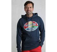 Bryant Front Print Graphic Popover Hoodie Weird Fish Navy XXXL