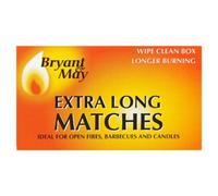 Bryant & May Extra Long Unflavored Wood Matches 12 Box