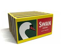 Bryant & May Swan Vestas Safety Matches, Wood, Pack of 5