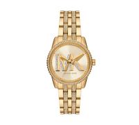 Bryant Pave Logo Gold-Tone Watch
