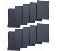 Brybelly Set of 10 Black Plastic Bridge Size Cut Cards