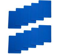 Brybelly Set of 10 Blue Plastic Poker Size Cut Cards