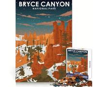 Bryce Canyon at Night Adult Jigsaw1000 Pieces Thought Challenge Slow Leisure Cut Precisely Thoughtful Gift (38x26cm)