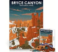 Bryce Canyon at Night Jigsaw Puzzles for Teenagers 1000 Pieces Smart Exercise Quiet Enjoyment Seamless Lock Bday Surprise (50x75cm)