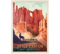 Bryce Canyon National Park: Mule Deer, Vintage Poster - Premium 1000 pieces Puzzle - MyPuzzle special collection from Anderson Design Group