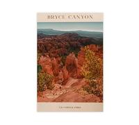 Bryce Canyon National Park - Utah Desert Landscape Canvas Poster Wall Art Decor Print Picture Paintings for Living Room Bedroom Decoration 24x36inch(60x90cm)