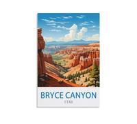 Bryce Canyon National Park Utah Vintage Travel Poster 12x18inch(30x45cm) Wall Art Picture Print Canvas Painting for Living Room Home Decor