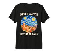 Bryce Canyon National Park Van Gogh Hoodoos Night Sky Premium T-Shirt