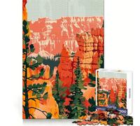 Bryce Canyon Nature Art Puzzles for Adults 1000 Piece Memory Enhance Soft Distraction Accurate Cut Perfect Xmas (38x52cm)