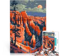 Bryce Canyon Utah Art1000 Piece Jigsaws for teenagers Puzzle Staycation Kill time is ideal as a gift for the whole family 38x26cm