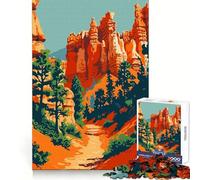 Bryce Canyon Utah Nature Adults 1000 Piece Jigsaw Puzzle Mental Sharpness Mindful Leisure Precise Fit Fine Xmas Gift (50x75cm)