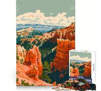 Bryce Canyon Utah Nature Jigsaw Puzzles for Adults1000 Pieces Brain Wellness Leisure Activity Perfect Lock Bday Surprise (38x26cm)