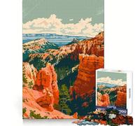 Bryce Canyon Utah Nature Teenagers 1000 Piece Jigsaw Puzzle Strategic Think Easy Relaxation Precise Fit Festive Gift (50x75cm)