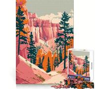 Bryce Canyon Utah USA Jigsaw for Adults 1000 Pieces Brain Activity Quiet Recreation Accurate Cut Birthday Gift (50x75cm)
