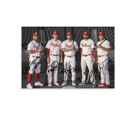Bryce Harper Canvas Poster Canvas Poster Wall Art Picture Prints Hanging Photo Decor Home Posters Artworks 12x18inch(30x45cm)