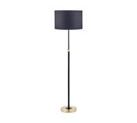 Bryce Metal Rise and Fall Floor Lamp - Black & Gold