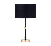 Bryce Metal Rise and Fall Table Lamp - Black & Gold