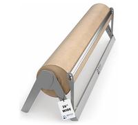 Bryco Goods - 36 Inches All Paper Roll Dispenser and Cutter Made of Heavy-Duty Steel Frame & Sharp Blade. Holds, Dispenses & Cuts. Wall Mountable & Non-Slip Tabletop. Up to 1000ft Rolls