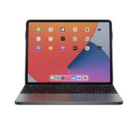 Brydge 12.9 Pro+ Wireless Keyboard with Trackpad for iPad Pro 12.9-inch (2020 & 2018) Aluminium Wireless Bluetooth 5.0 Keyboard Native Multi-Touch Trackpad Backlit Keys (Space Grey)
