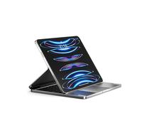 Brydge MAX 11.0 iPad Keyboard Case with Trackpad for iPad Pro 11-inch (1st-4th Gen) & Air 11-inch (4th Gen-M4) | Aluminum Backlit Keyboard, 270-Degree Hinge | Silver