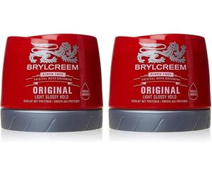 Brylcreem Original Protein Enriched Hair Styling Cream for Men 2 x 250ml
