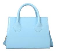 Brymthy Patent Leather Handbag Shinny Clutch Purse Mini Shoulder Bag Evening Purse for Women, Light Blue