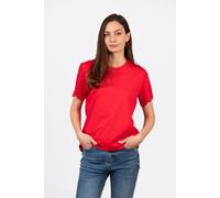 Bryn Cotton Short Sleeve Top - Red, Broderie Anglaise Sarta Red S