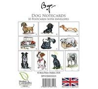 Bryn Parry 10 Cartoon dog notecards with envelopes Perfect for thank you's, short letter and thank you's