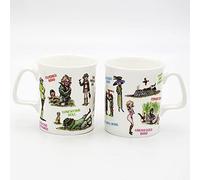 Bryn Parry Shooting Mug Bone China. Cartoons