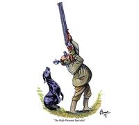 Bryn Parry The High Pheasant Specialist Shooting Greeting Card