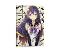 Brynhildr in The Darkness Anime Poster Canvas Wall Art Poster Decorative Modern Home Print Picture Artworks Posters 16x24inch(40x60cm)